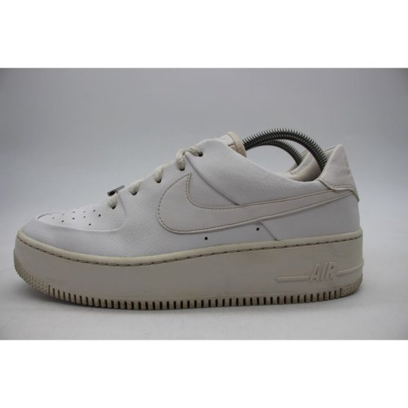 Nike Air Force 1 Platform Sage Low Triple White Women's Size 11 Shoes AR5339-100 - Picture 6 of 10